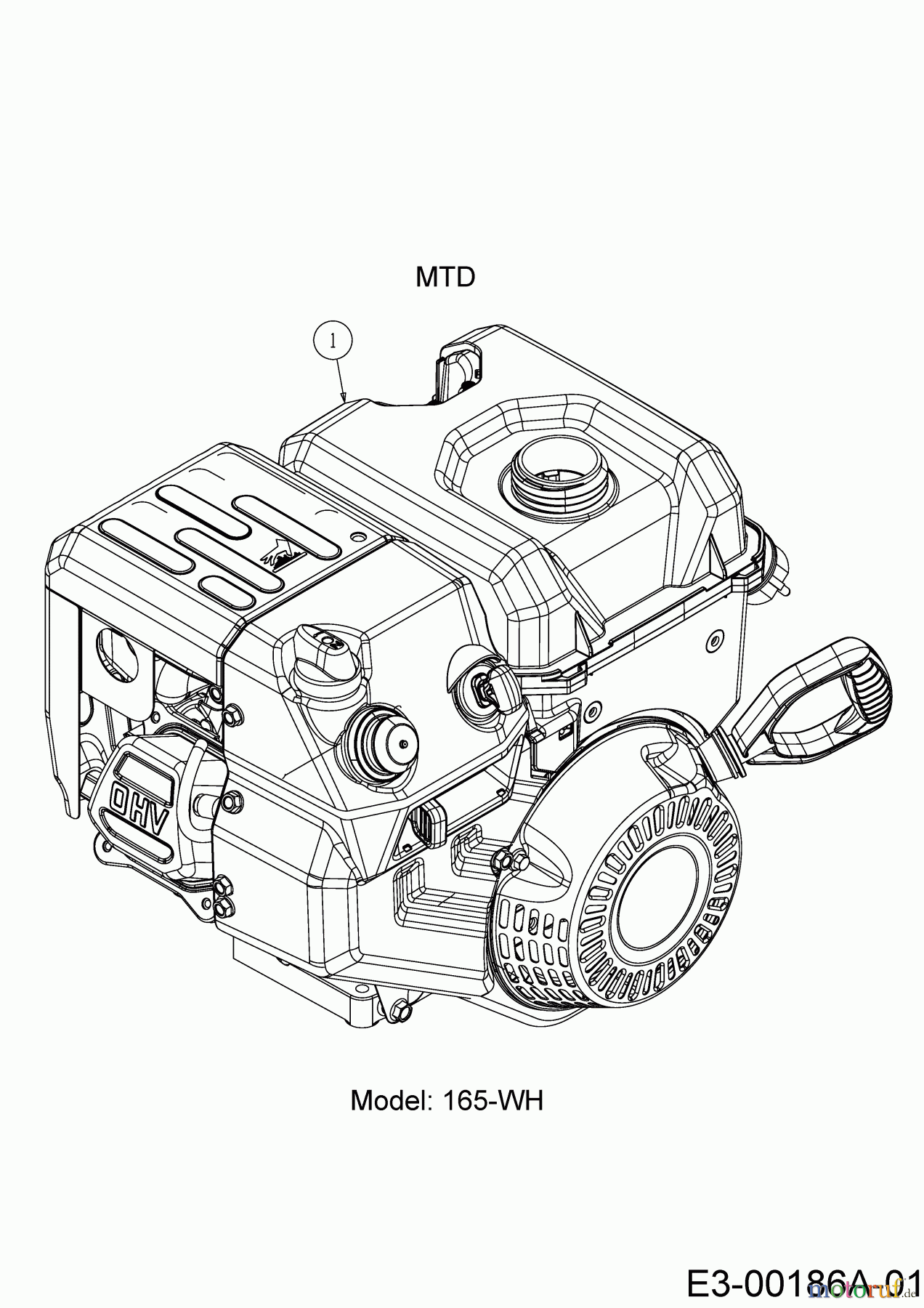  MTD Schneefräsen M 61 31A-6AC2678  (2020) Motor MTD