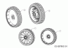 MTD Smart 53 SPBS 12C-PY5L600 (2020) Listas de piezas de repuesto y dibujos Wheels