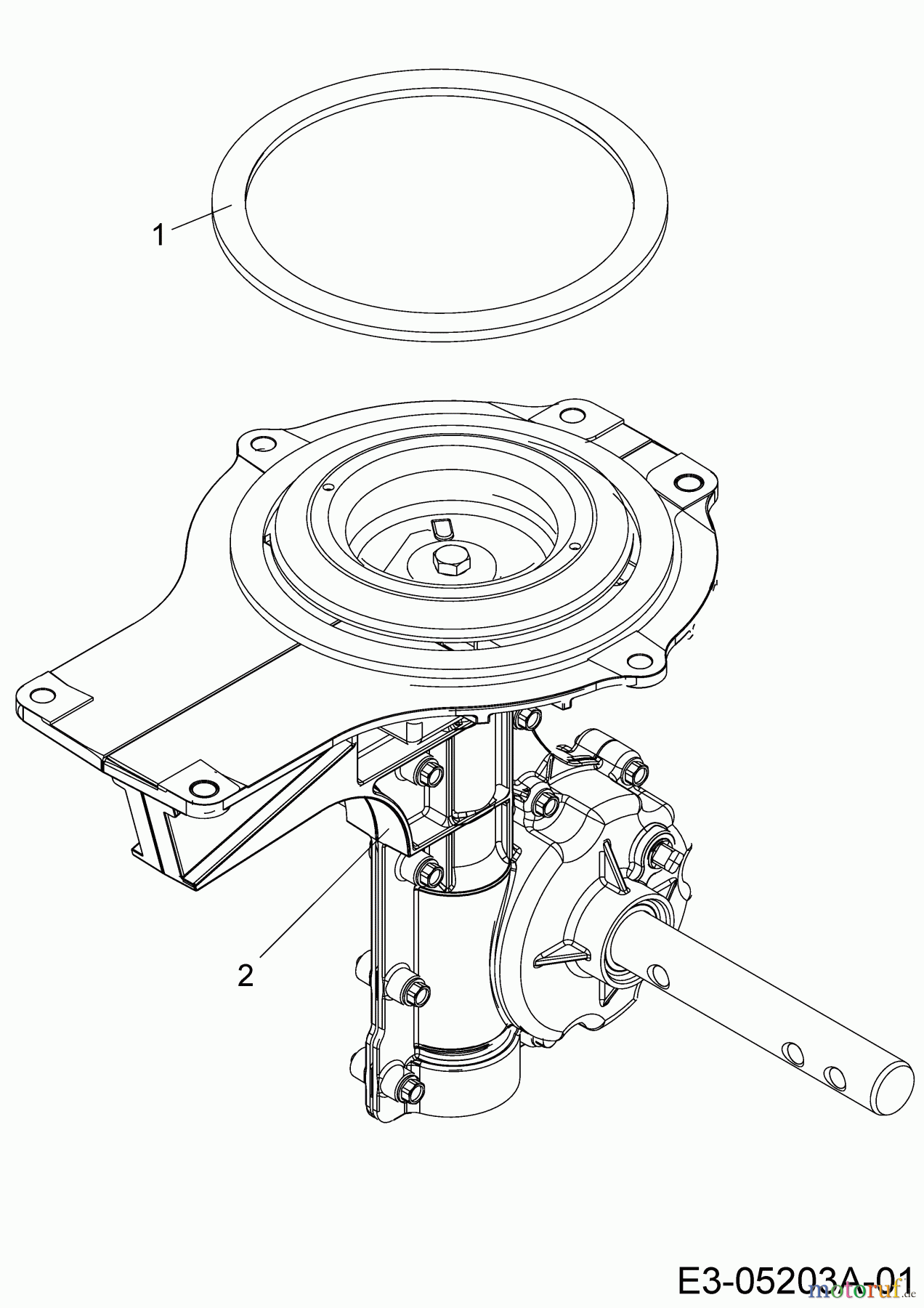  MTD Motorhacken T/245 21D-25MJ678 (2019) Getriebe
