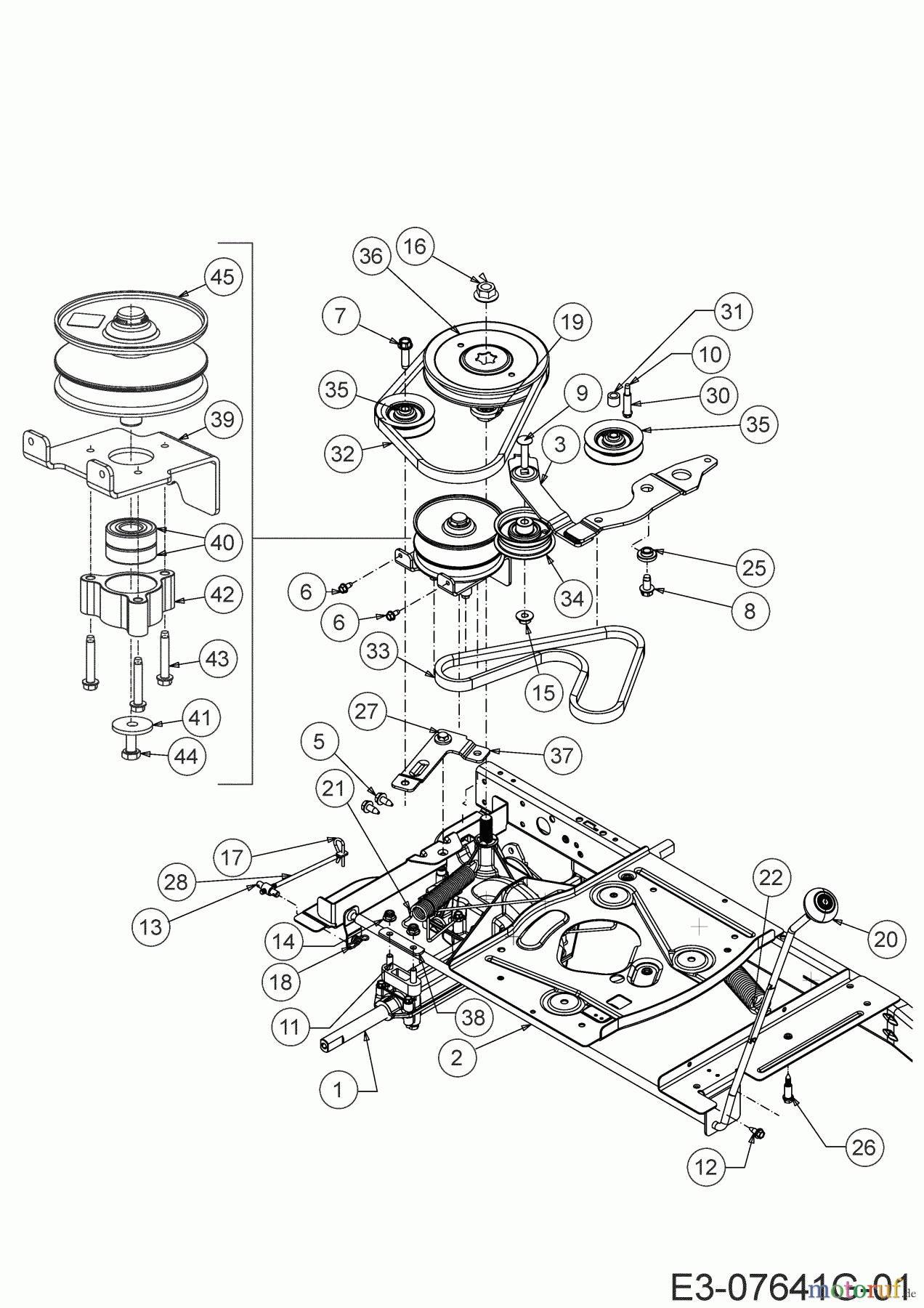  MTD Rasentraktoren Minirider 60 RDE 13AA26SC600  (2019) Fahrantrieb