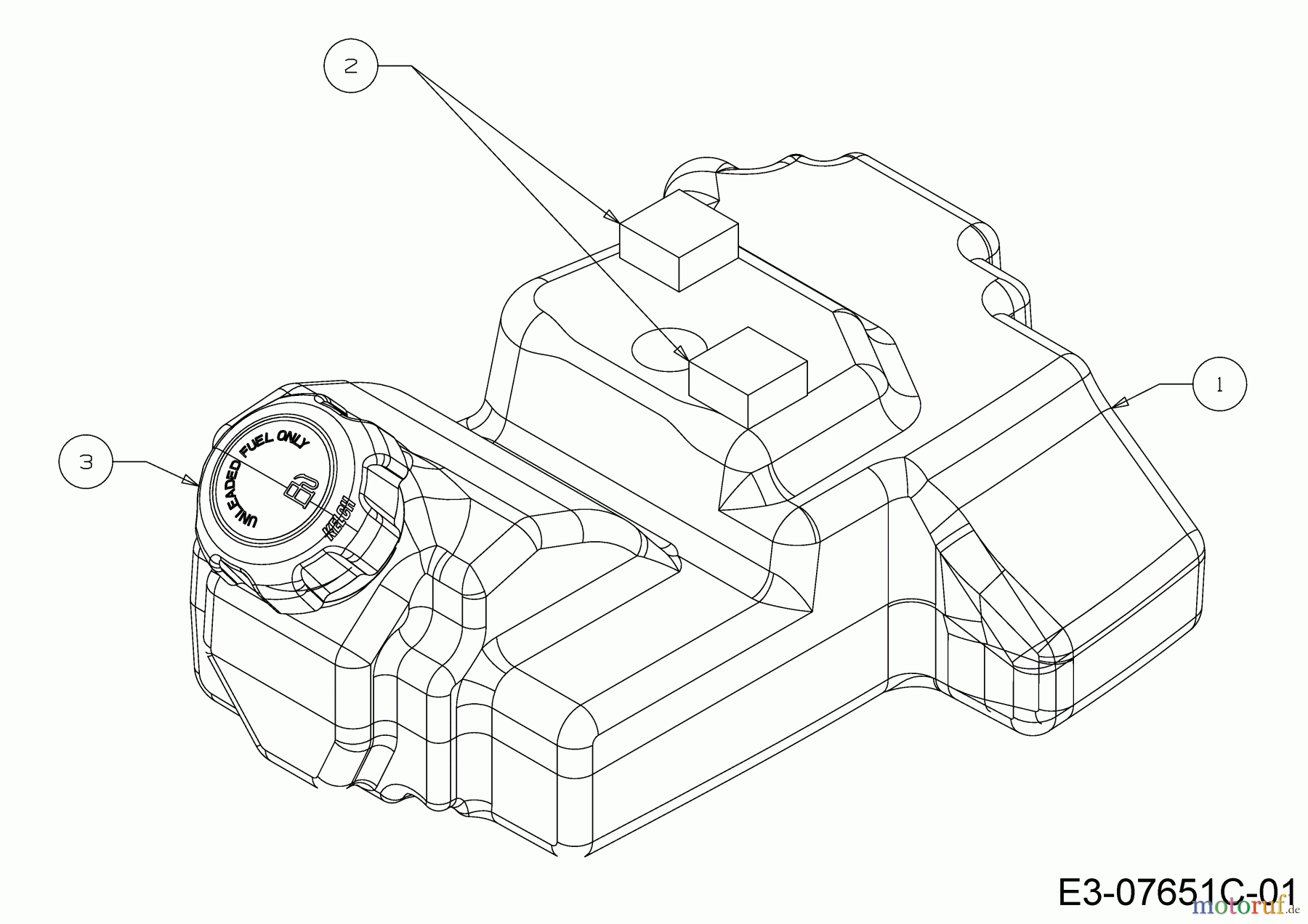  Helington Rasentraktoren H 76 SM 13B726JD686 (2020) Tank