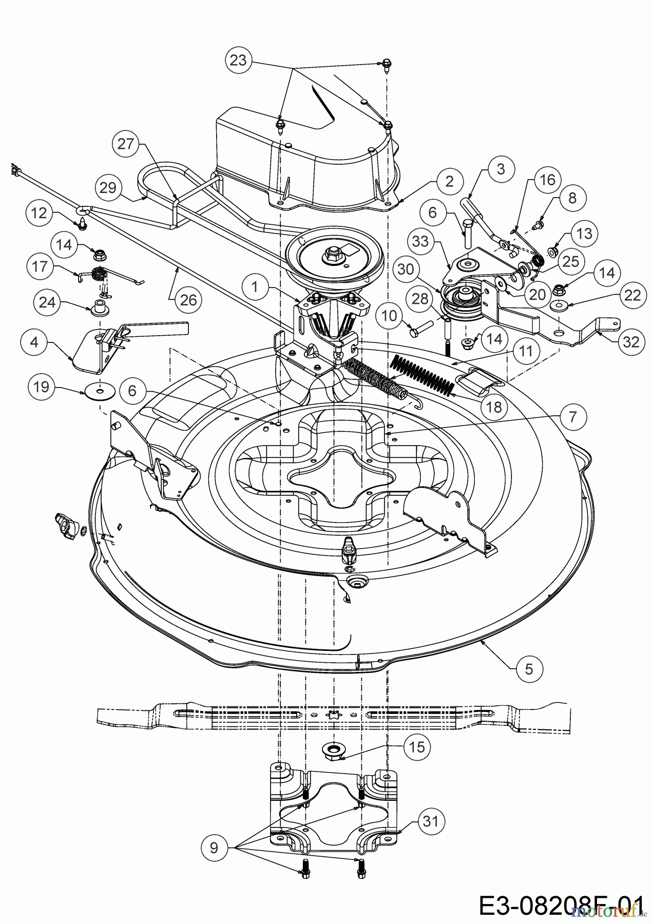  Helington Rasentraktoren H 76 SM 13A726JD686 (2020) Mähwerk D (30