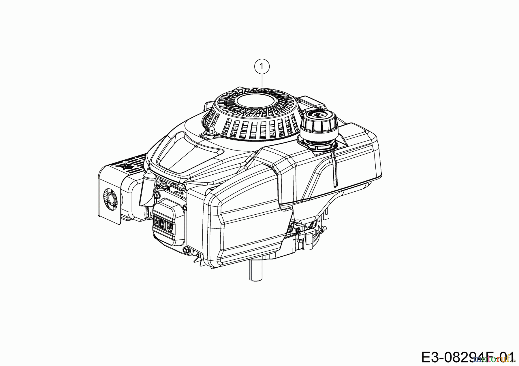  MTD Rasentraktoren Minirider 60 RDE 13BA26SC600 (2020) Motor