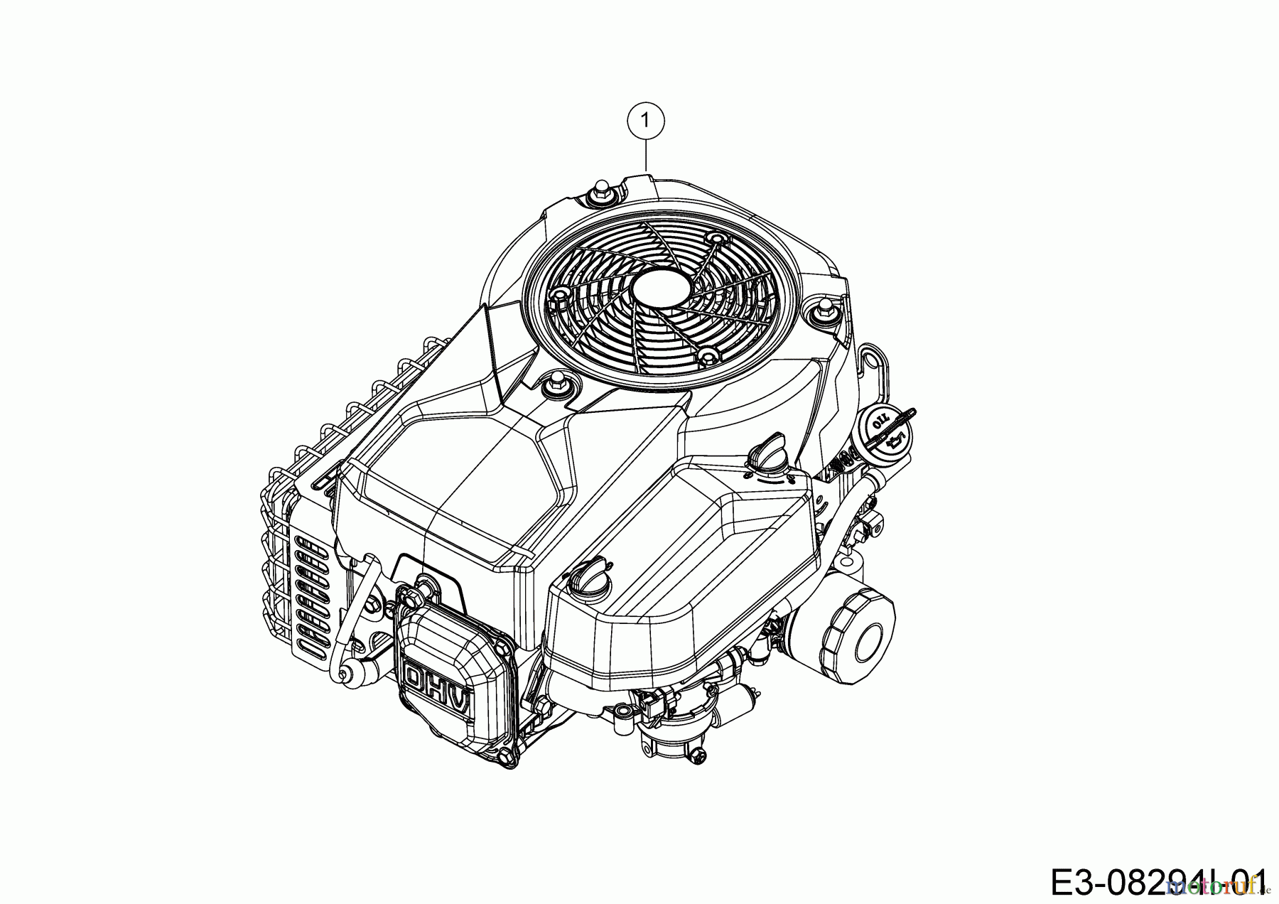  Helington Rasentraktoren H 76 SM 13A726JD686 (2019) Motor