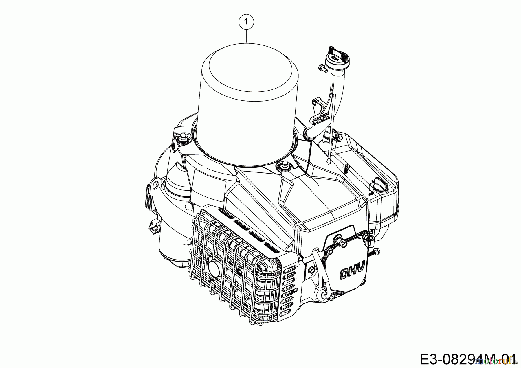  MTD Rasentraktoren Mnirider 76 RDHE 13B721SD600  (2020) Motor