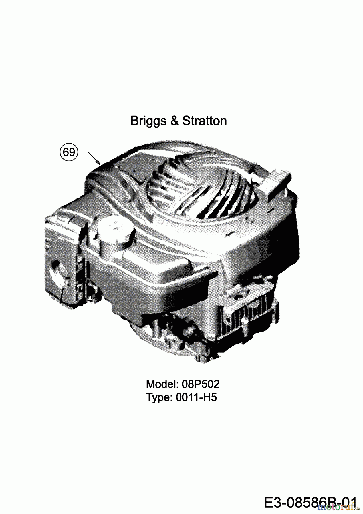  MTD Motormäher Smart 46 PB 11B-TA5B600 (2019) Motor Briggs & Stratton