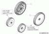 MTD SP 53 HWBS 12B-PF7B600 (2020) Listas de piezas de repuesto y dibujos Wheels