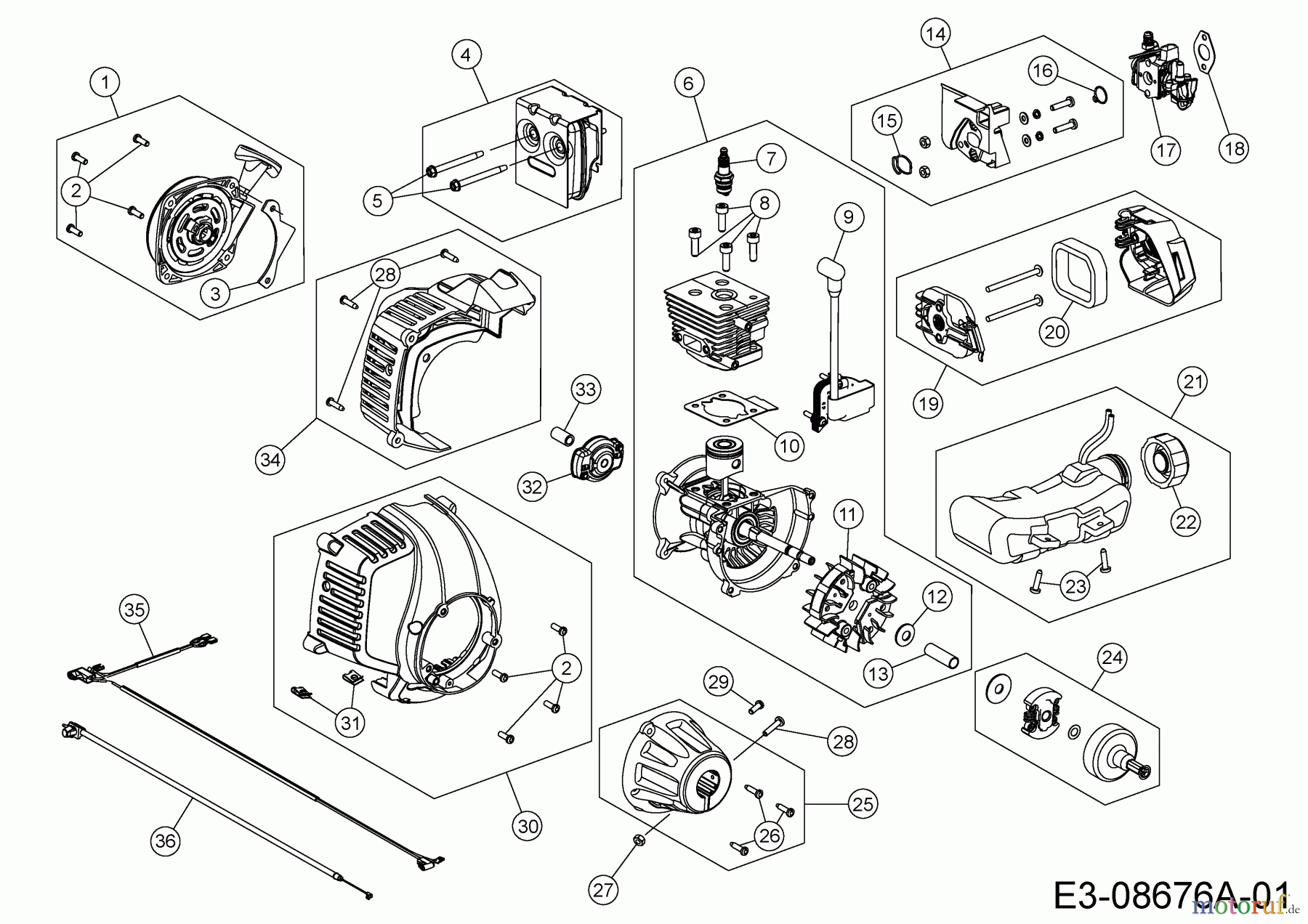  MTD Motorsensen 827 41AD7VBC678  (2018) Motor