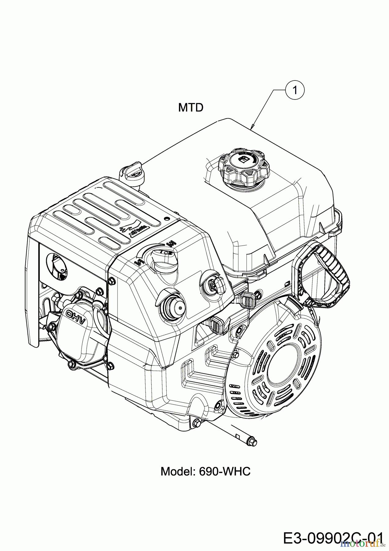  MTD Schneefräsen Optima ME 76 31AY5ET5678  (2020) Motor MTD