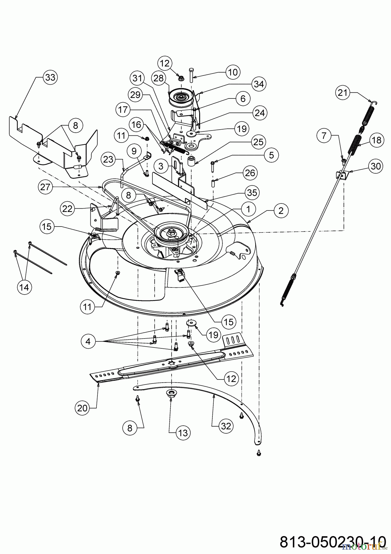  MTD Rasentraktoren Minirider 60 RDE 13BA26SC600 (2023) Mähwerk C (24