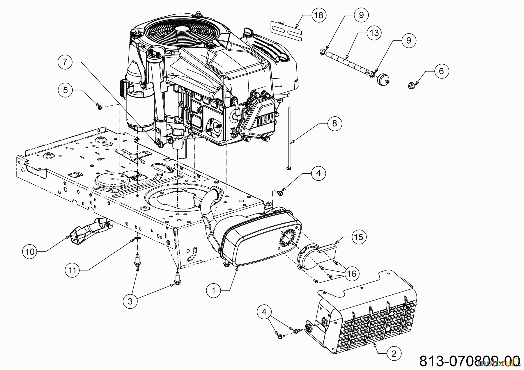  Tigara Rasentraktoren TG 19/107 H 13A879KG649 (2022) Motorzubehör