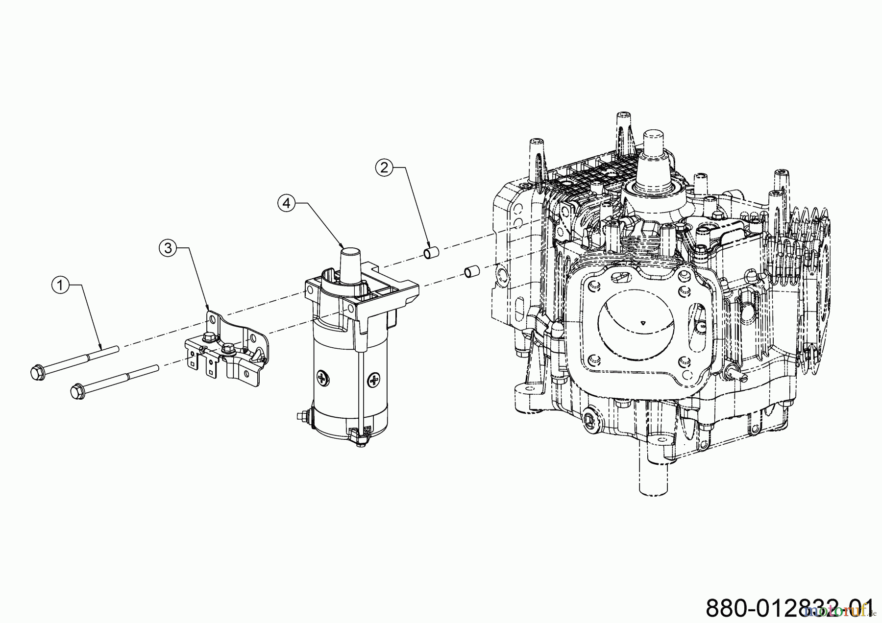  MTD-Motoren Vertikal 4Q78HW 752Z4Q78HW (2020) Elektrostarter