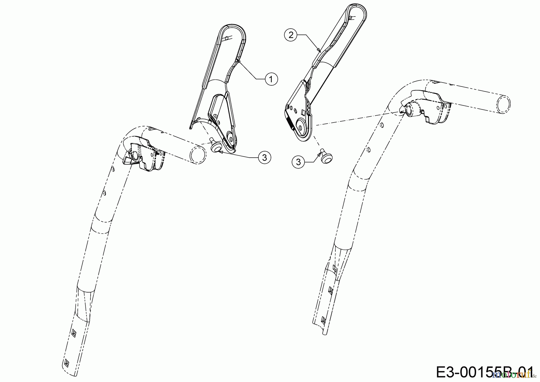  MTD Snow throwers SMART M 61 31B-6BC2678 (2022) Control lever