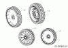 MTD Smart 53 SPBS 12D-PY5L600 (2021) Listas de piezas de repuesto y dibujos Wheels