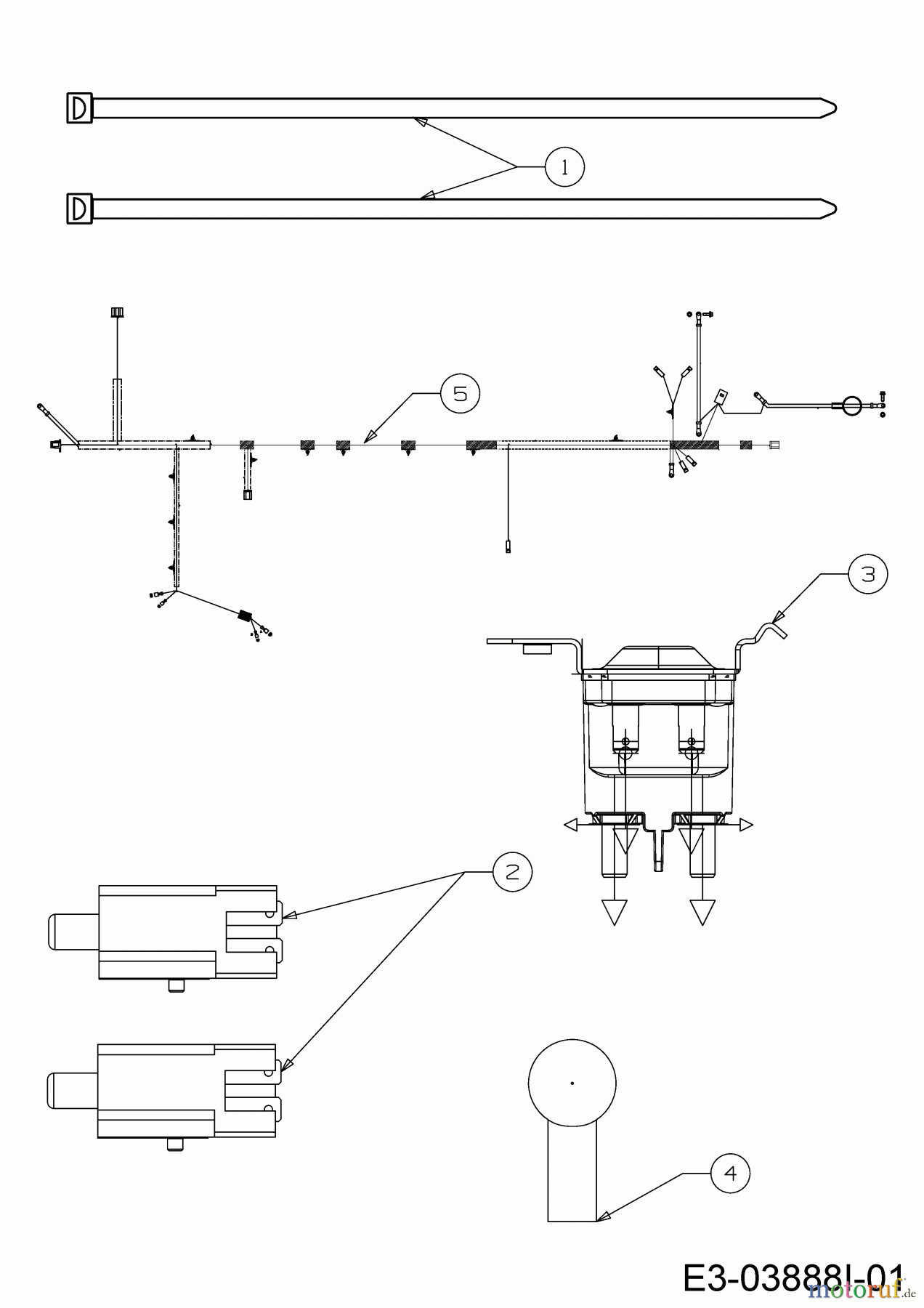  Greenbase Rasentraktoren V 170 13A871KE618 (2021) Elektroteile