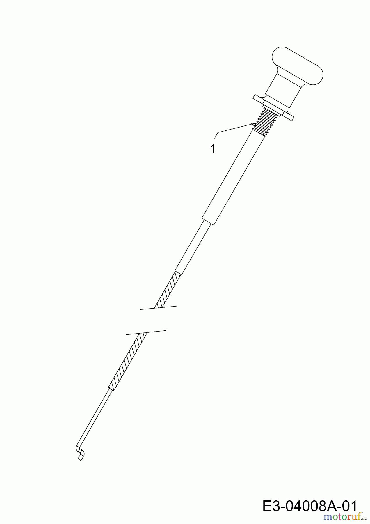 Greenbase Rasentraktoren V 170 13A871KE618 (2021) Chokezug