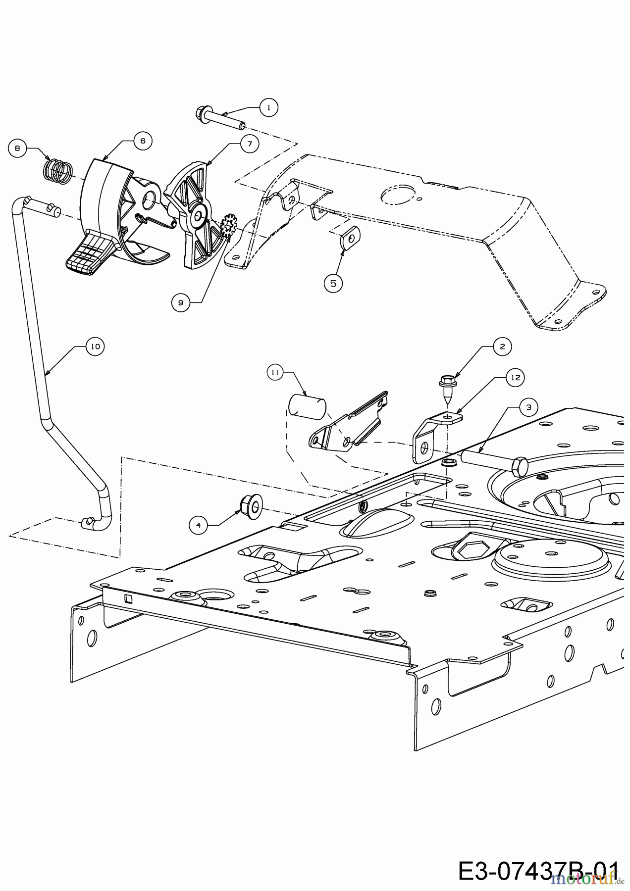  Tigara Rasentraktoren TG 19/107 H 13JJ79KG649 (2021) Parkbremse