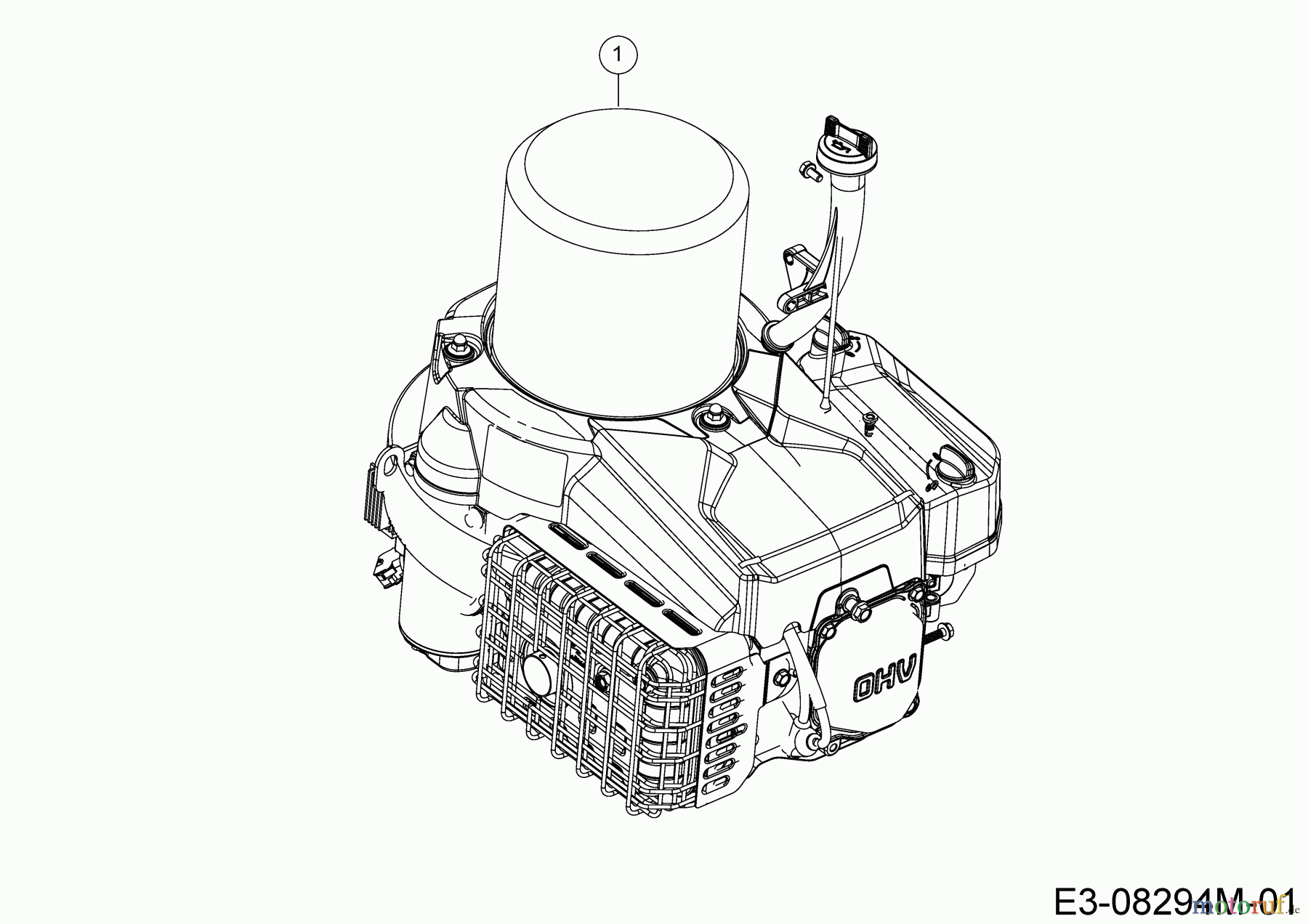  Troy-Bilt Rasentraktoren TB 76T-S 13A726JD609 (2024) Motor