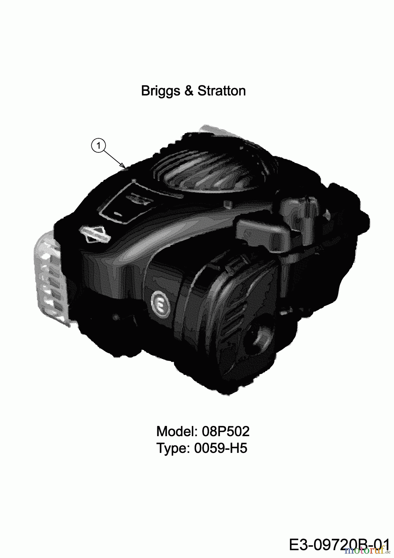  MTD Motormäher 51 BC 11F-025J600 (2023) Motor Briggs & Stratton