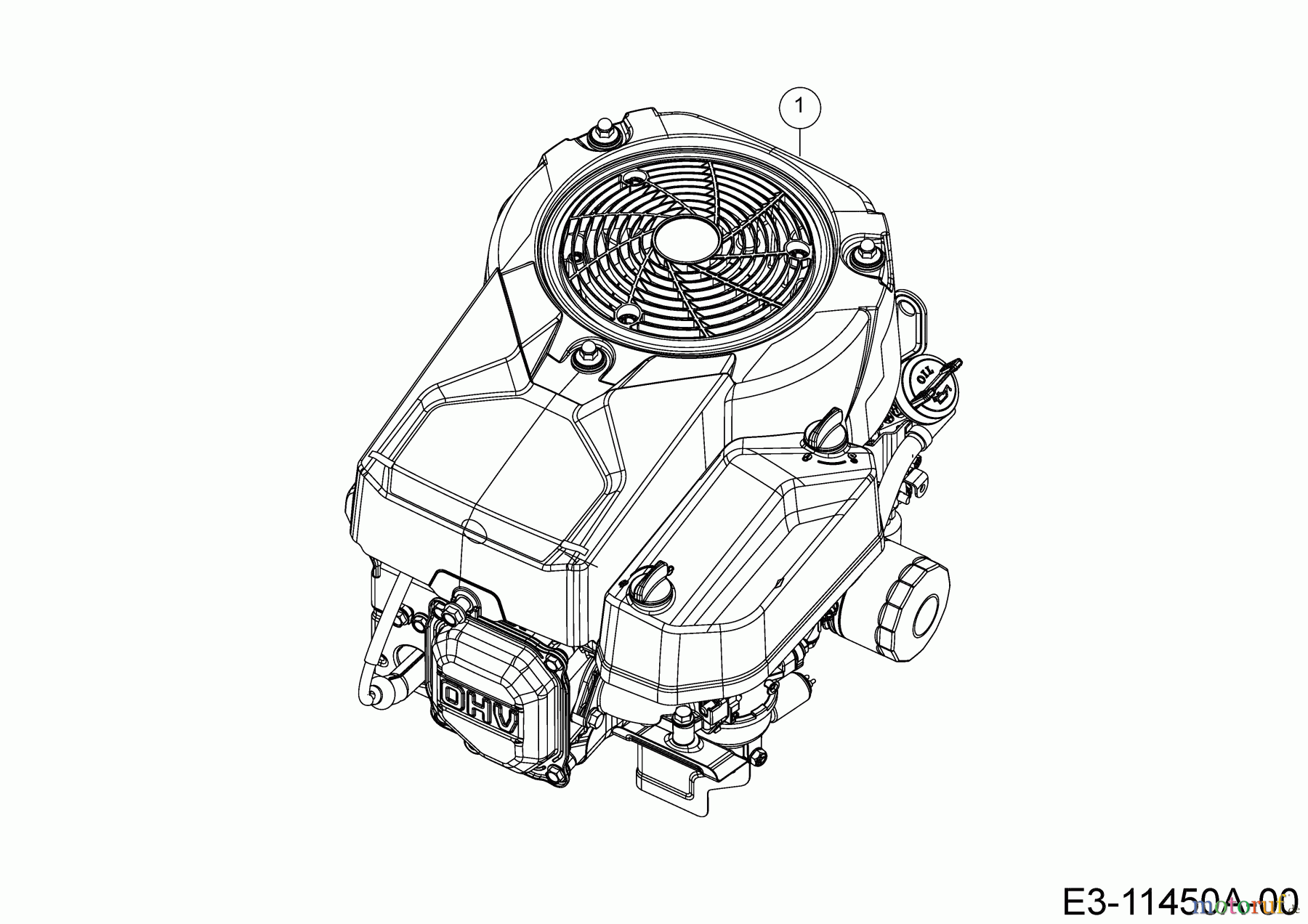  Tigara Rasentraktoren TG 19/107 H 13A879KG649 (2022) Motor