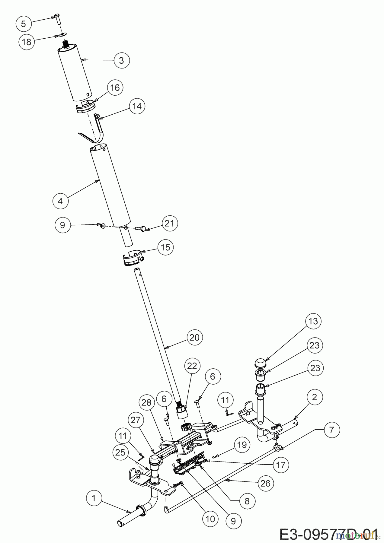  Cub Cadet Rasentraktoren LR2 NS76 13B221JD603  (2020) Lenkung