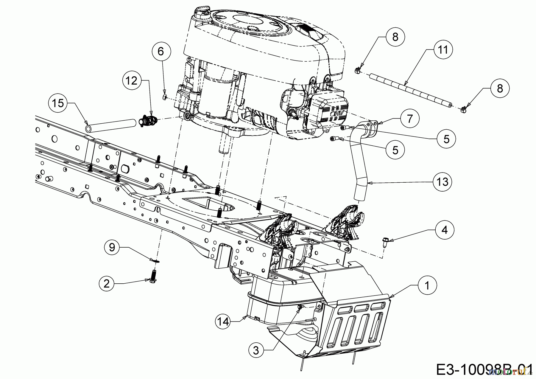  Cub Cadet Rasentraktoren XT1 OR106 BS 13ALA1CR603  (2020) Motorzubehör