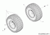 Wolf-Garten 96.130 T 13HH76WF650 (2020) Spareparts Rear wheels