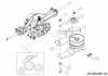Wolf-Garten E 13/96 T 13H2765F650 (2017) Listas de piezas de repuesto y dibujos Bracket gearbox, Bracket tension pulley