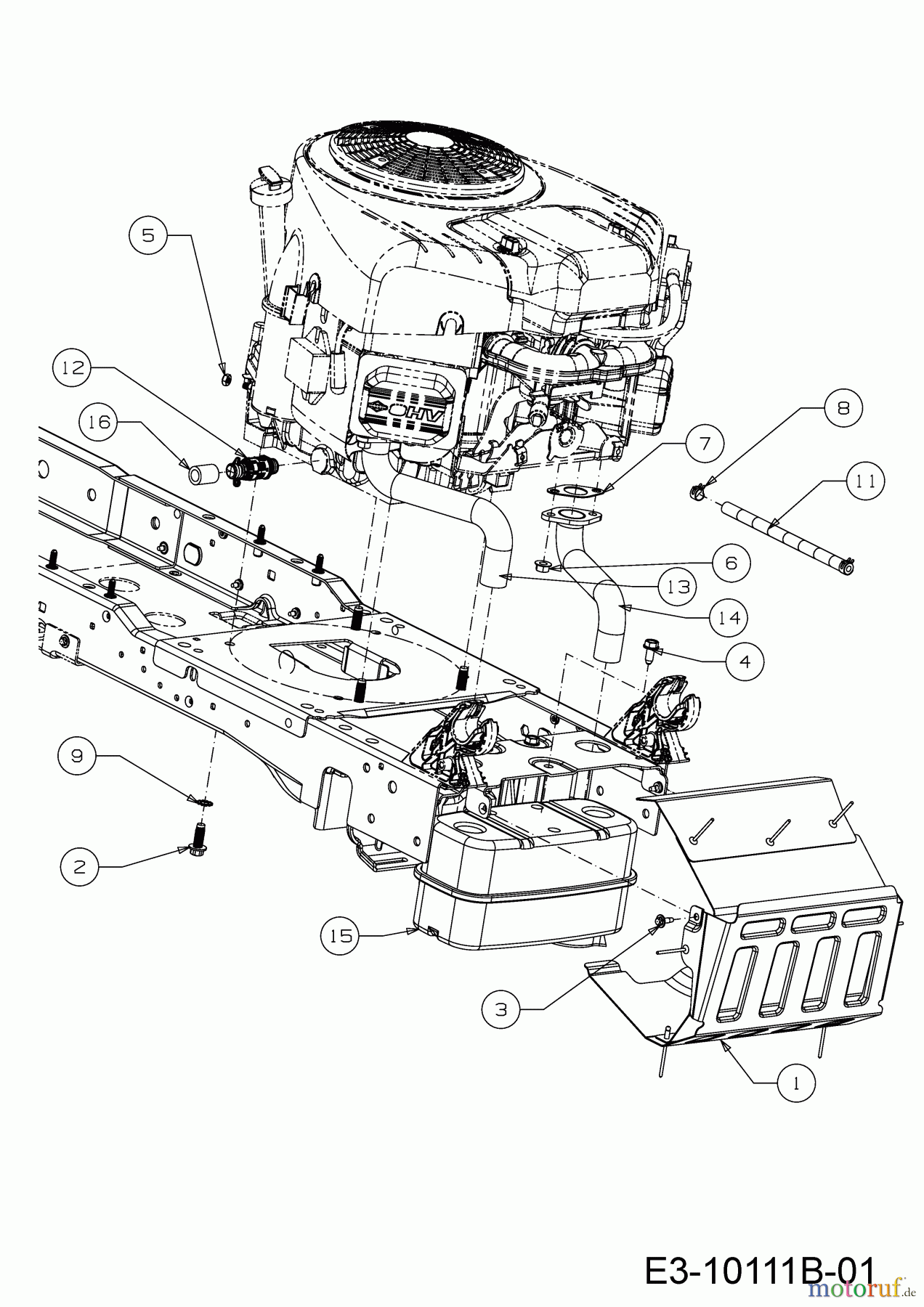  Wolf-Garten Rasentraktoren 95.180 H 13BTA1VB650  (2020) Motorzubehör