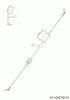 Wolf-Garten A 4600 11D-TOSC650 (2022) Listas de piezas de repuesto y dibujos Control cable brake