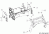 Wolf-Garten A 4600 11D-TOSC650 (2022) Listas de piezas de repuesto y dibujos Rear baffle, Handle bracket