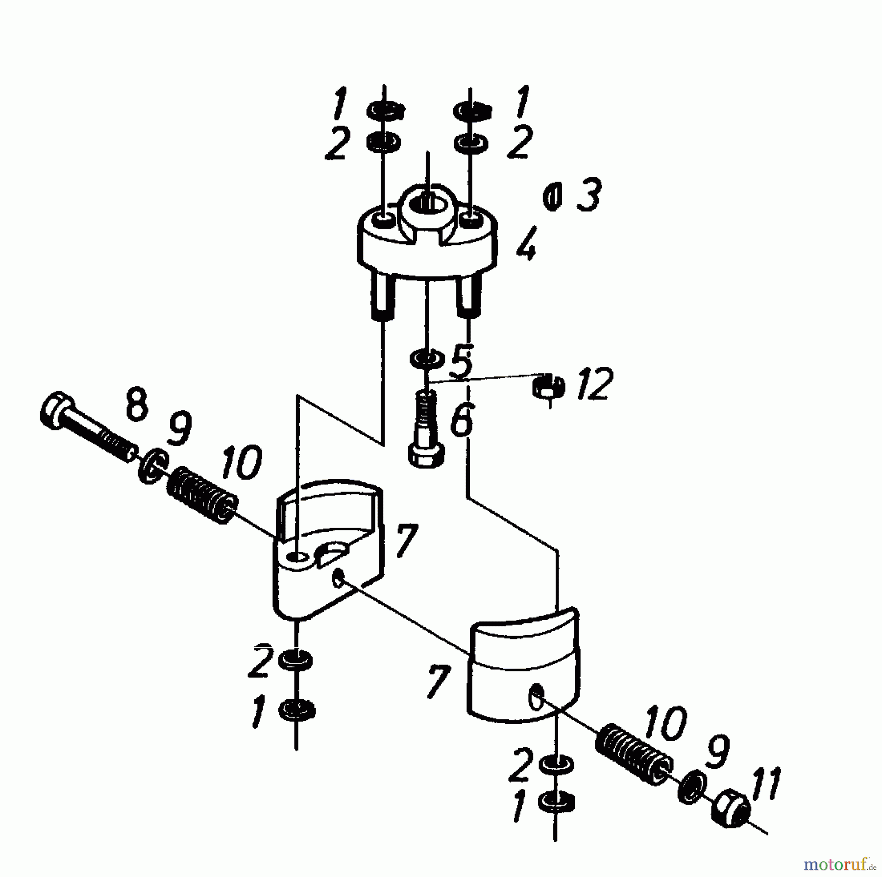  Gutbrod Balkenmäher BM 100 4/BS 07507.01  (1985) Kupplung