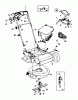 MTD DELUXE 53 S 126-2990 (1986) Listas de piezas de repuesto y dibujos Basic machine