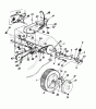 MTD REX-COMBI 51 ESSL 126-3570 (1986) Listas de piezas de repuesto y dibujos Drive system, Wheels