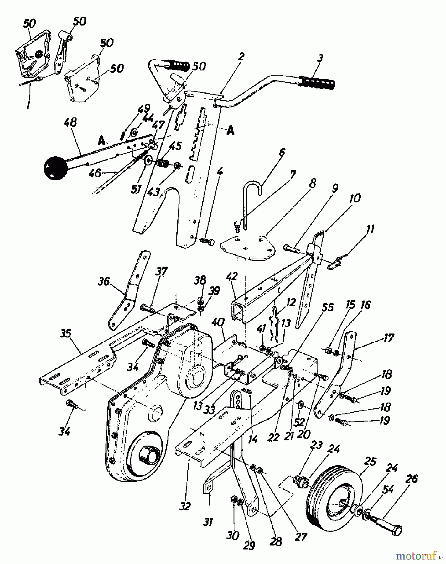  MTD Motorhacken DELUXE 5 LD 216-3860  (1986) Grundgerät