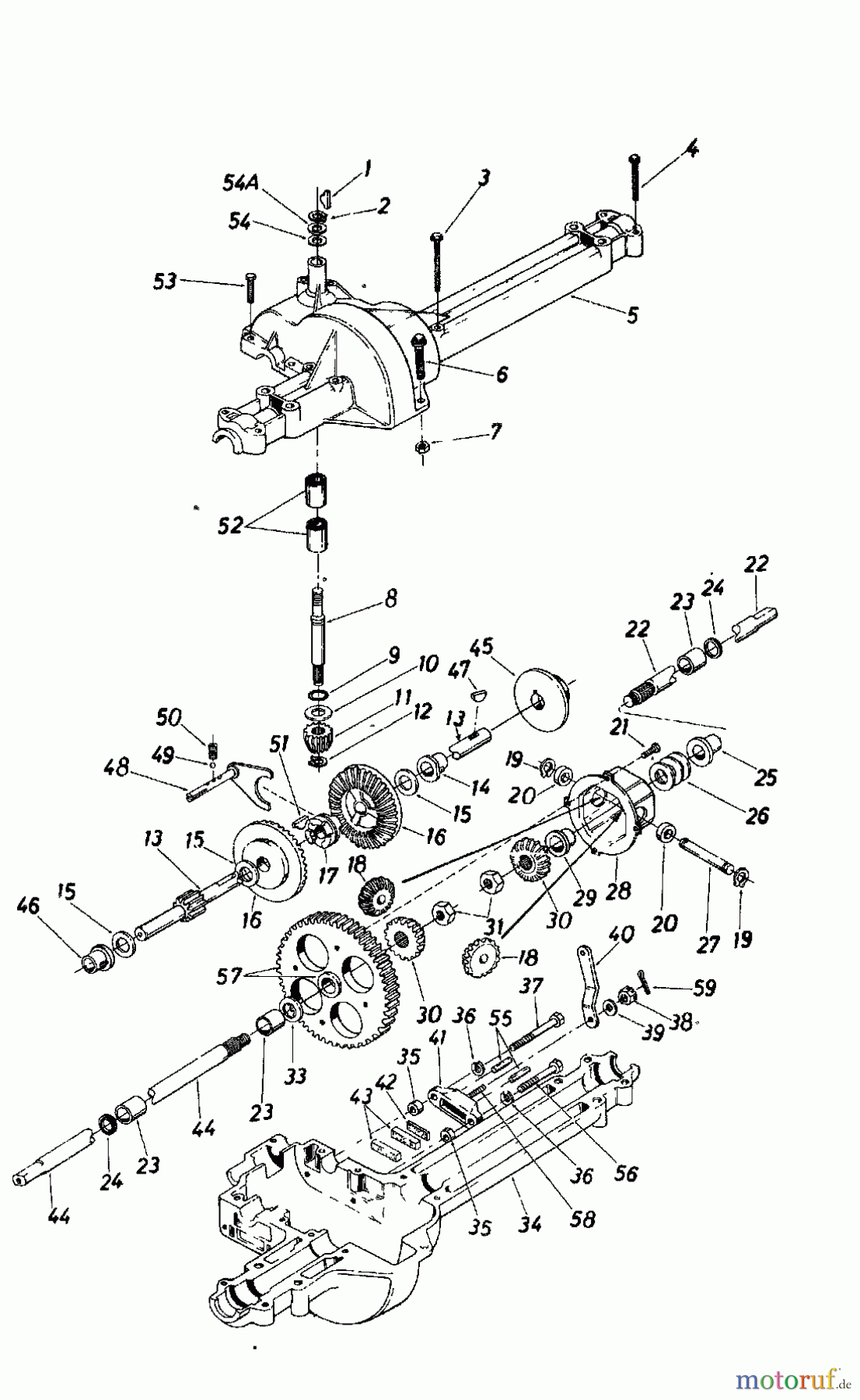  Super Rasentraktoren Super 111 N 137-6370  (1987) Getriebe