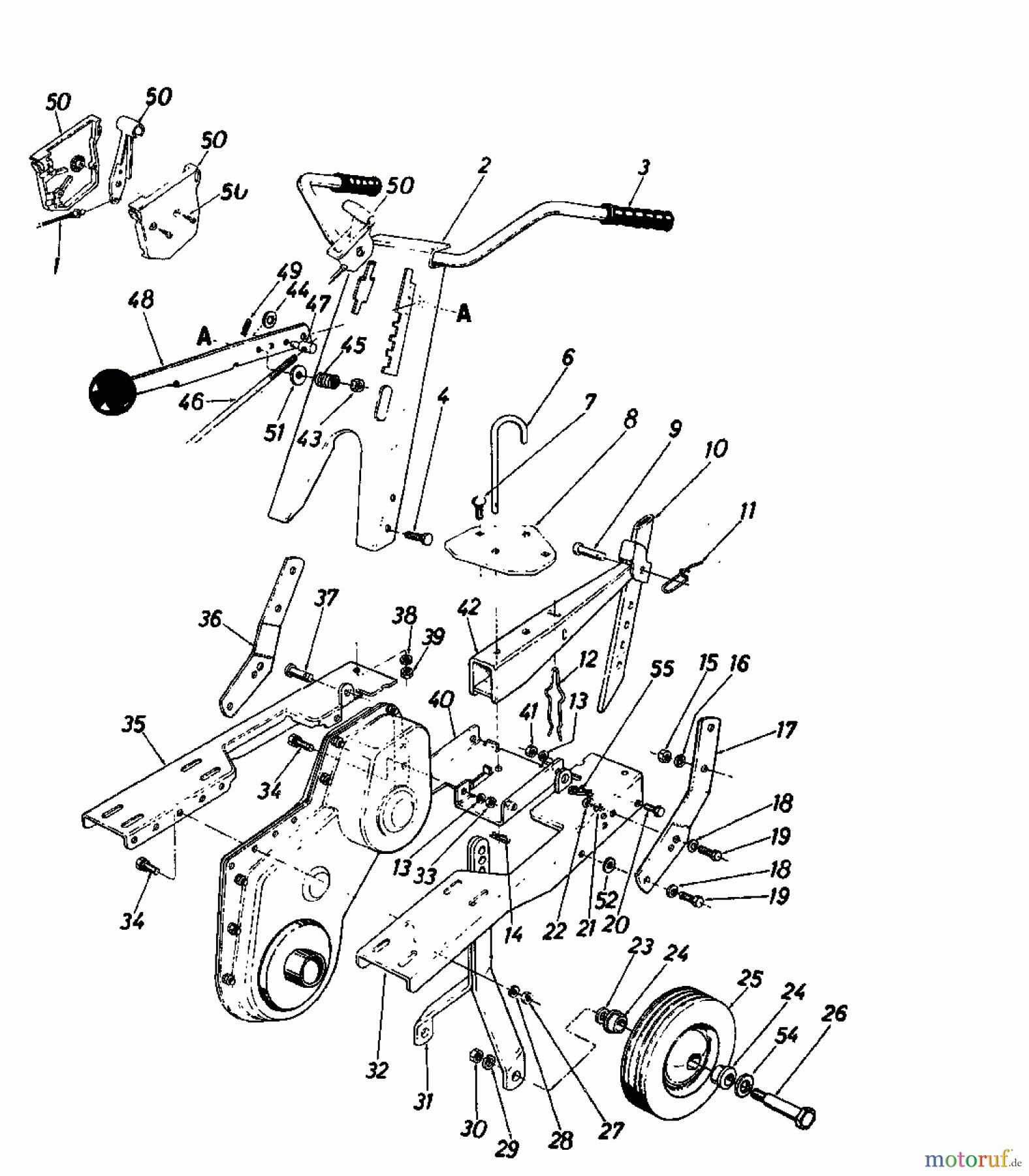  MTD Motorhacken DELUXE 5 LD 217-3860  (1987) Grundgerät
