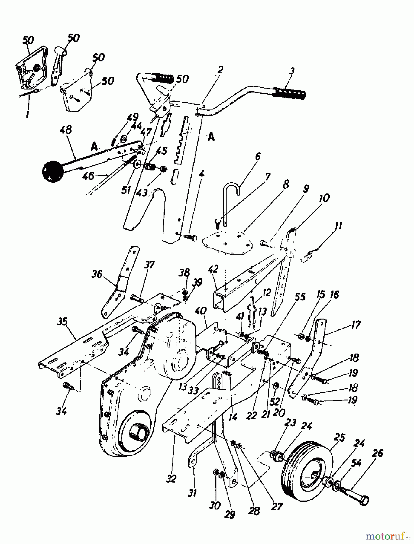  MTD Motorhacken DELUXE LD 219-3860  (1989) Grundgerät