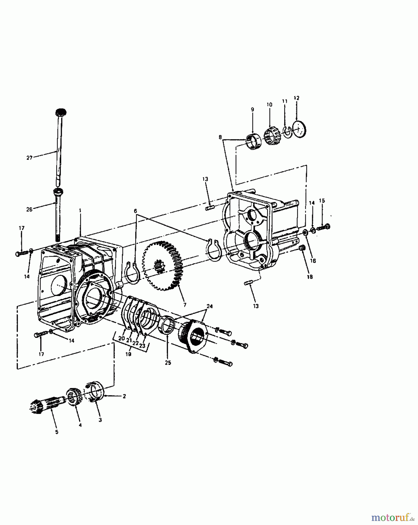  Cub Cadet Kompakttraktoren 1772 1772  (1989) Getriebe