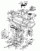 MTD 11/81 130-332D (1990) Listas de piezas de repuesto y dibujos Drive system, Engine pulley, Pedal, Rear wheels