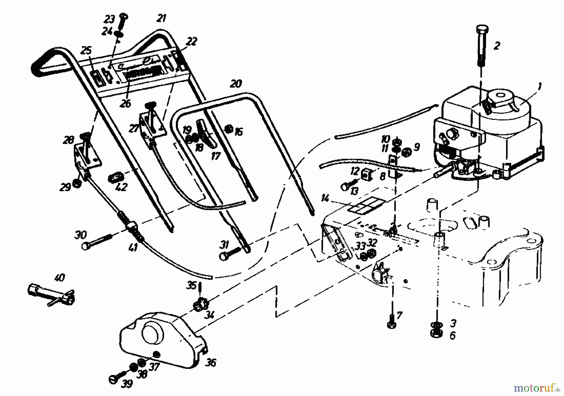  Gutbrod Schneeräumer SR 800 02888.05  (1990) Holm