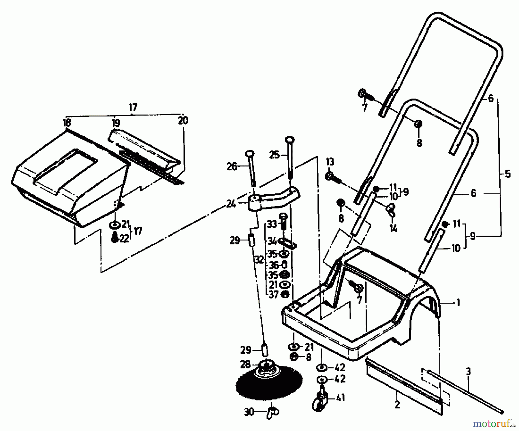  Gutbrod Handkehrmaschinen B 55 02067.04  (1992) Grundgerät