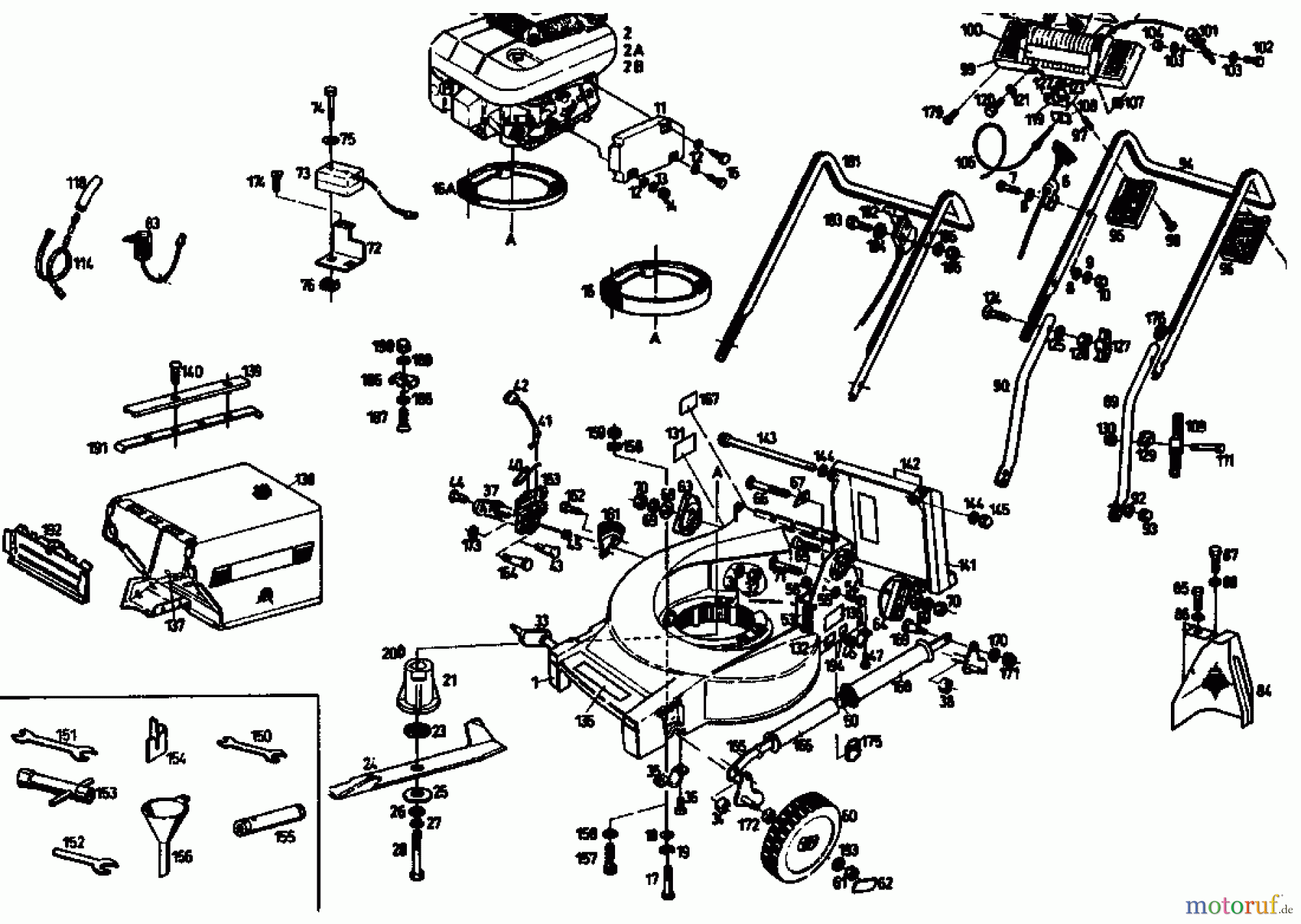  Gutbrod Motormäher MH 454 04004.05  (1992) Grundgerät