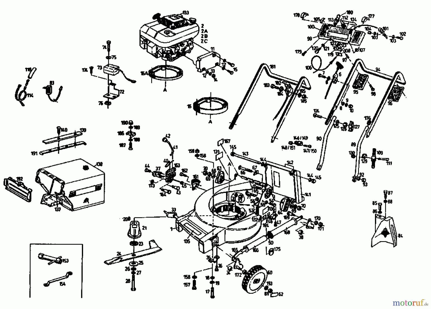  Gutbrod Motormäher MH 454 T 04004.04  (1993) Grundgerät