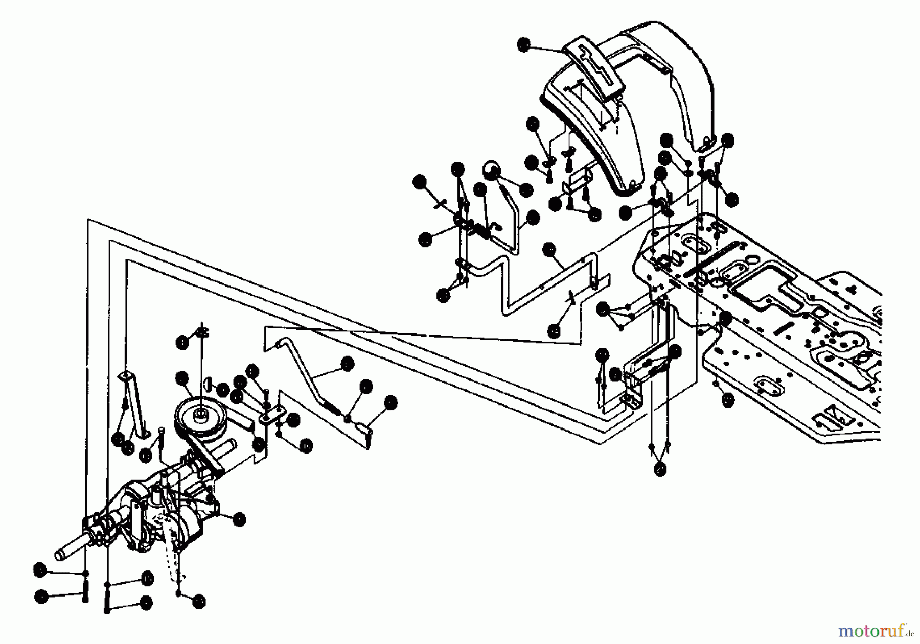 Gutbrod Rasentraktoren RSB 80-10 04015.09 (1993) Getriebe Ersatzteile