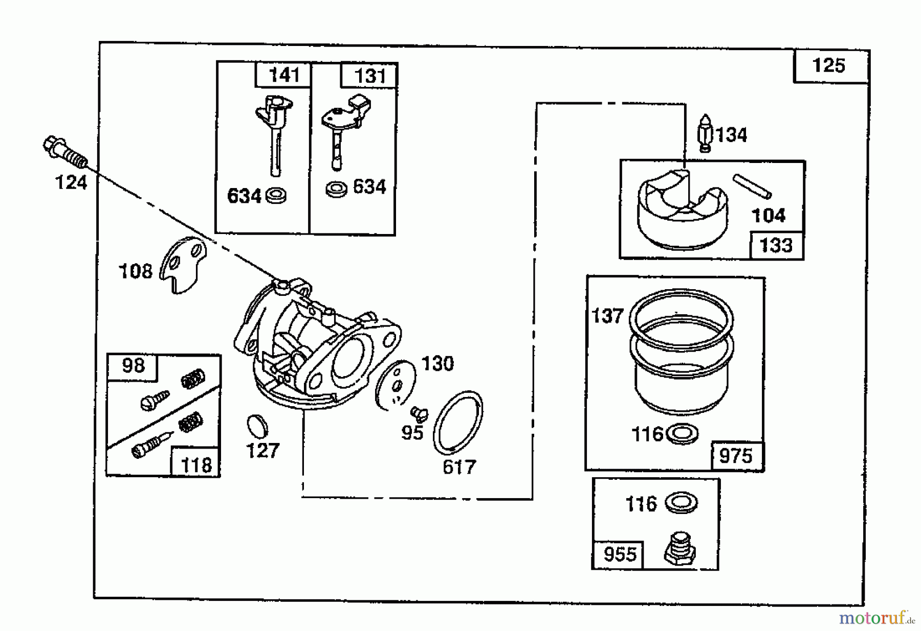  Gutbrod Balkenmäher BM 710 07515.03  (1996) Vergaser