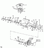 White RD-20 04068.04 (1997) Spareparts Gearbox, Wheels, Cutting hight adjustment