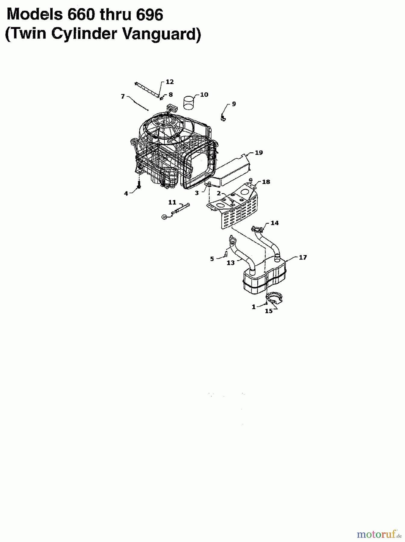 MTD Rasentraktoren B/160 13AT675G678  (1997] Motorzubehör