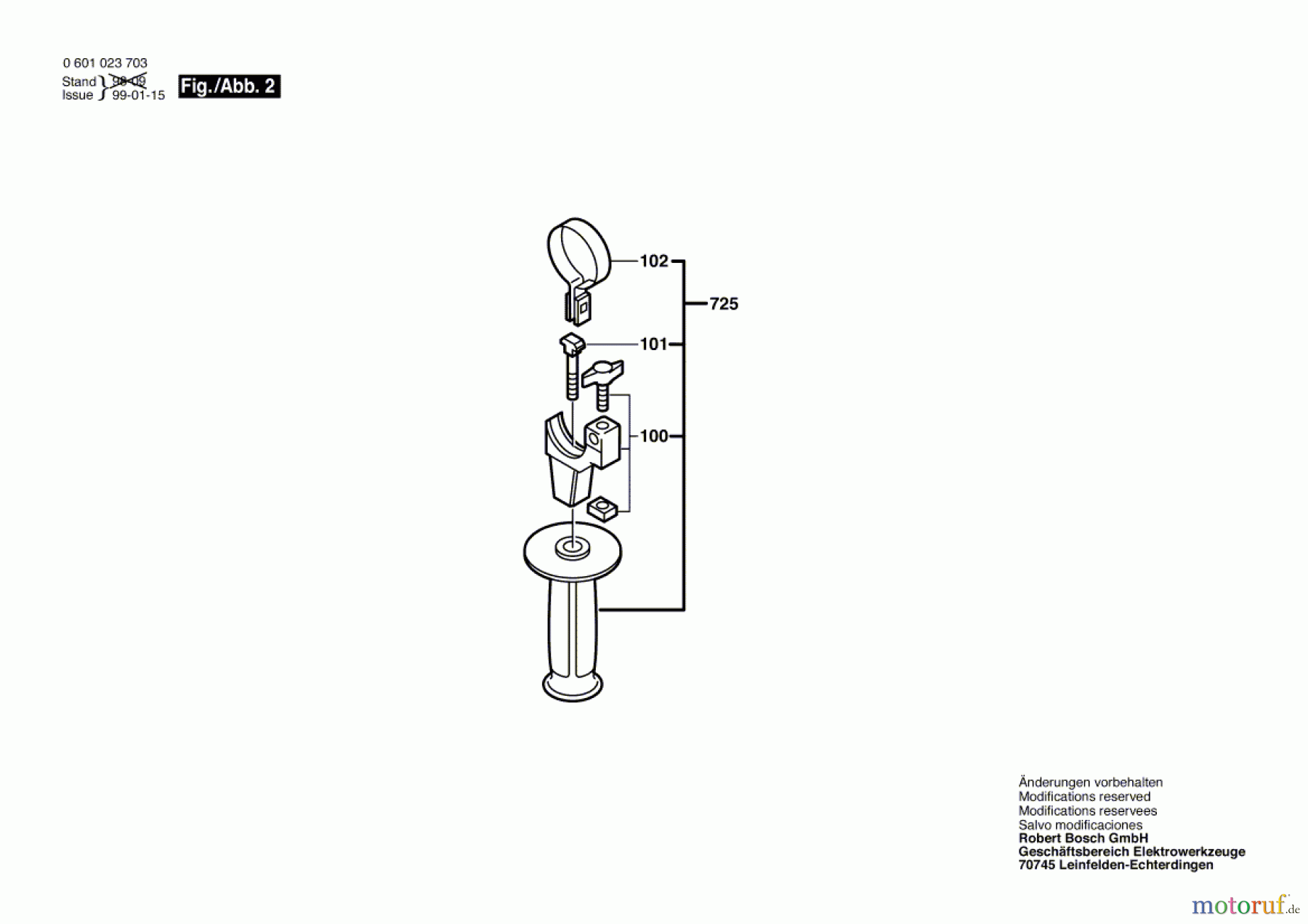  Bosch Werkzeug Bohrmaschine GBM 13 HRE Seite 2