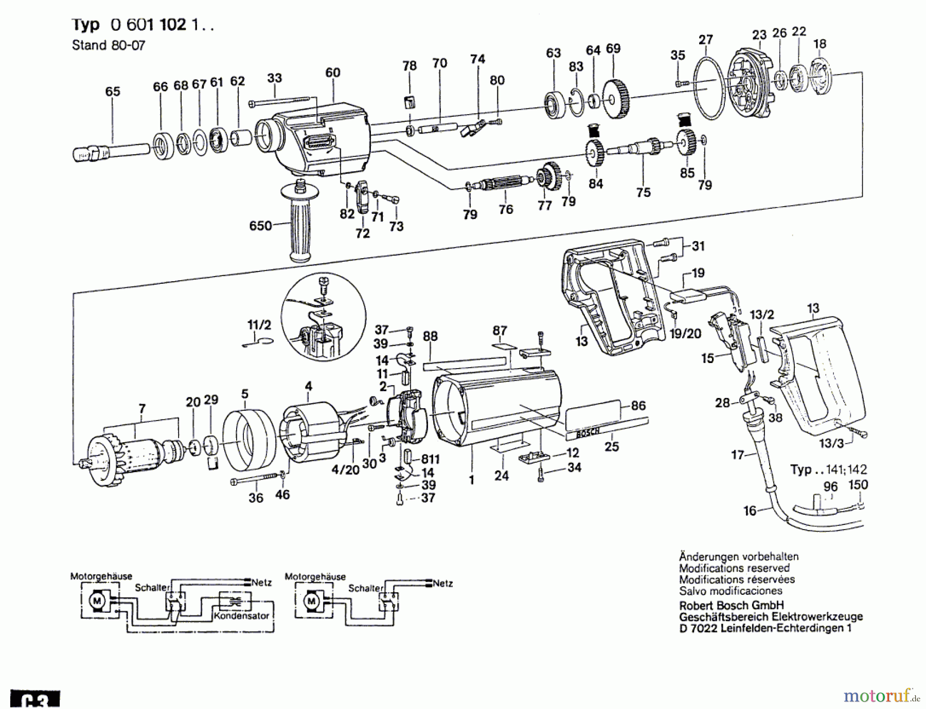  Bosch Werkzeug Bohrmaschine GBM 16-2 E Seite 1